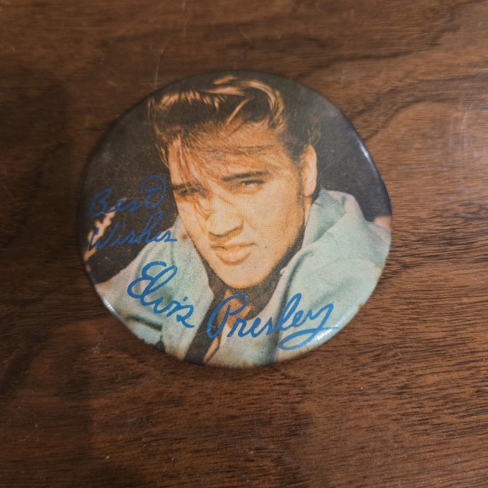 Elvis Presley Vintage Button